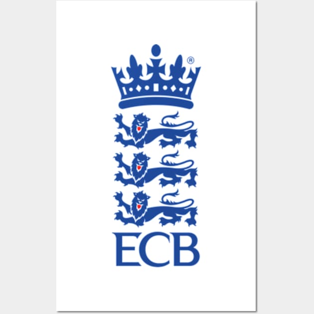 England cricket board Wall Art by zachbrayan